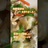 【グルメ】肉野菜炒め(手作り)#野菜炒め