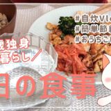 節約自炊Vlog!40歳独身女のリアルな1日の食事【一人暮らし作家の日常VLOG】