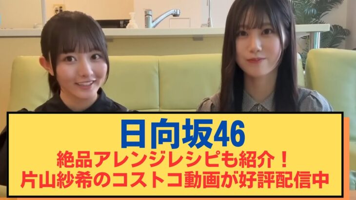 【日向坂46】絶品アレンジレシピも紹介!片山紗希のコストコ動画が好評配信中#日向坂 #日向坂で会いましょう
