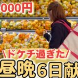 【節約ルーティン】ドケチ主婦が作る！5人家族の1週間献立/食費を節約するために休日は麺料理を徹底！栄養バランスは重視した節約生活