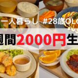 【食費月1万円】一人暮らしの1週間夜ごはん🍤エビフライ/トンテキ/ピーマンの肉詰め/とんぺい焼き/茄子ドック…🤤