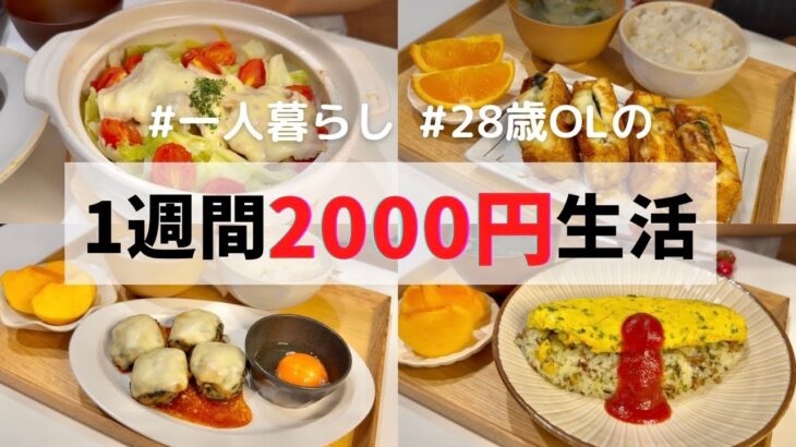 【食費月1万円】500万再生されたレシピも登場👏コスパ最強の1週間献立✊