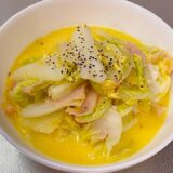 【電子レンジ白菜】レンジで超簡単♪とっても美味しいズボラ白菜スープです！